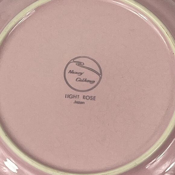 Nancy Calhoun Bowl Light Rose Pink Japan Stoneware Soup Salad Cereal Replacement - Picture 3 of 6